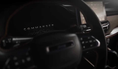Interior do Jeep Commander é revelado e com muita sofisticação da marca