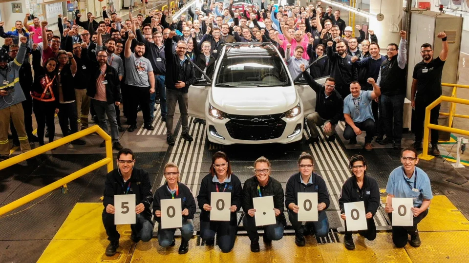 Novo Onix atinge 500 mil unidades produzidas