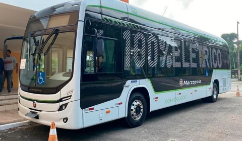 Marcopolo inicia em Belém apresentação do seu ônibus elétrico