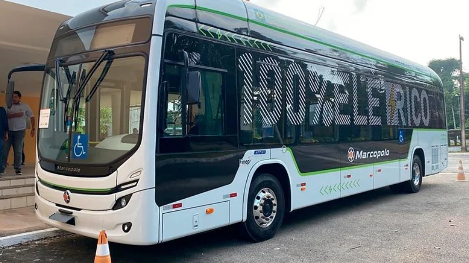 Marcopolo inicia em Belém apresentação do seu ônibus elétrico