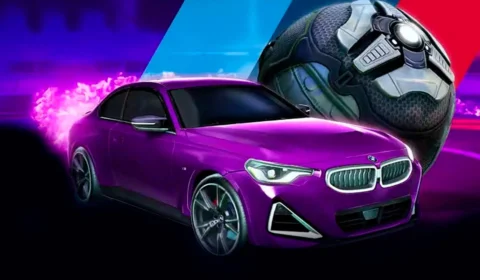 Novo BMW M240i vira estrela no game Rocket League