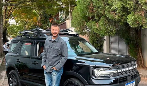 Rodrigo Hilbert é o embaixador do Ford Bronco Sport no Brasil