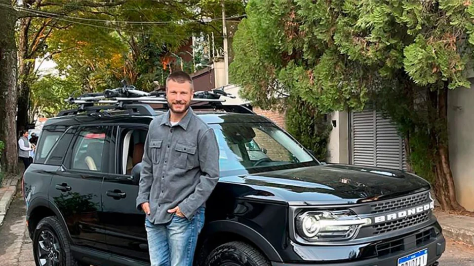 Rodrigo Hilbert é o embaixador do Ford Bronco Sport no Brasil