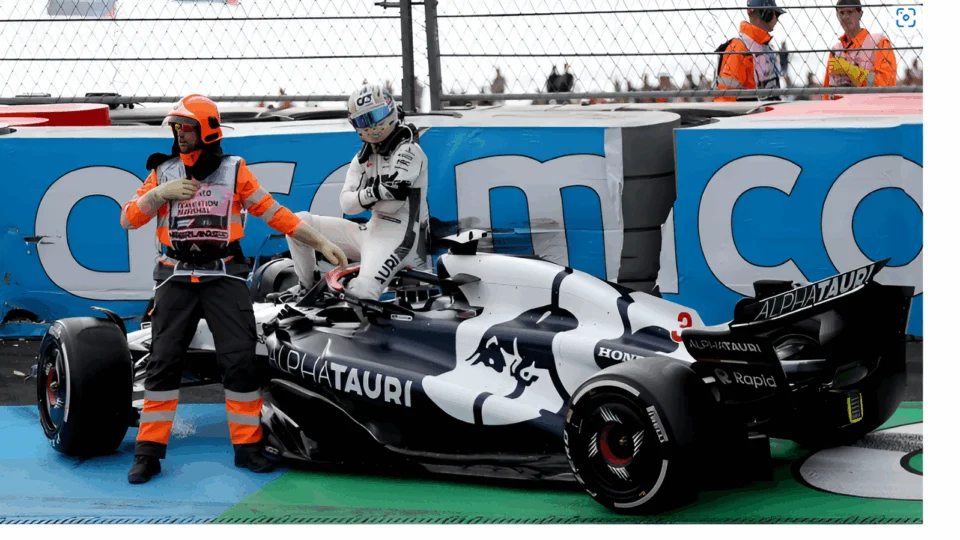 Ricciardo levado ao hospital para novos exames após acidente no TL2 em Zandvoort 