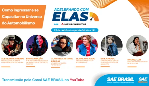 “Acelerando com elas”, projeto da SAE BRASIL  tratará do universo do automobilismo 