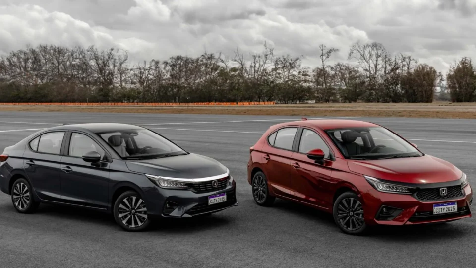 Honda City e City Hatch 2025: Mudanças discretas e novos equipamentos