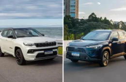 A Batalha dos SUVs: Jeep Compass vs. Toyota Corolla Cross