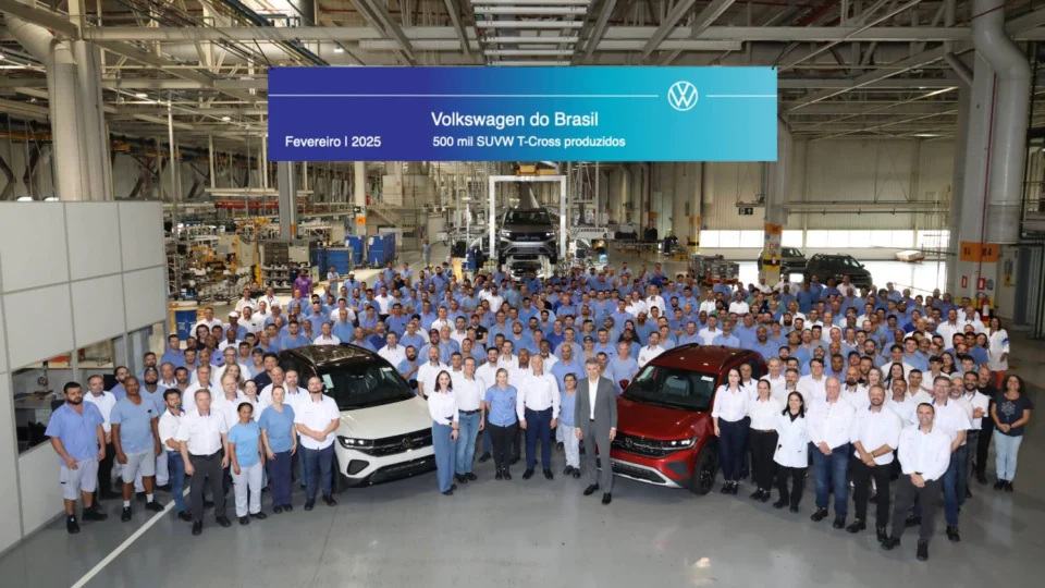 VW completa 500 mil unidades produzidas do T-Cross
