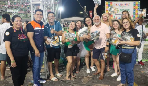 Carnaval na Floresta 2025: Detran-AM promove ação de conscientização no desfile das escolas de samba do Grupo Especial