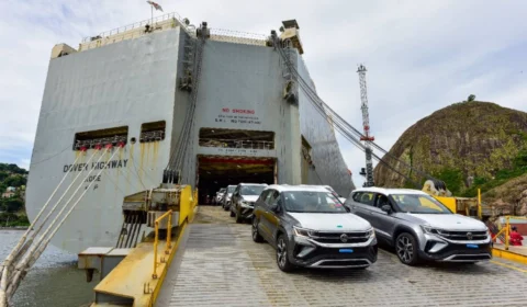 Volkswagen inicia operações no Porto de Vitória e amplia estratégia logística no Brasil
