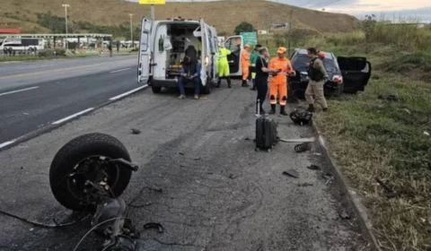 Cantor Fabiano Menotti escapa ileso de acidente grave na BR-040