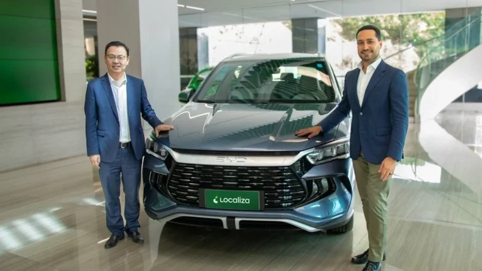 Mobilidade Elétrica: Localiza fecha acordo histórico para compra de 10 mil veículos da BYD