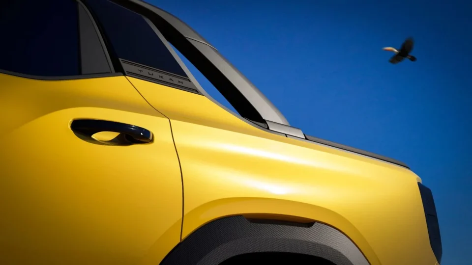 Volkswagen revela Tukan: A nova picape nacional que aposta no legado e no “Amarelo Canário”