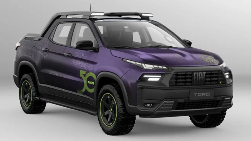 Fiat Toro Lollapalooza 2026: Uma celebração de 50 anos com estilo “Pixelado” e cor exclusiva