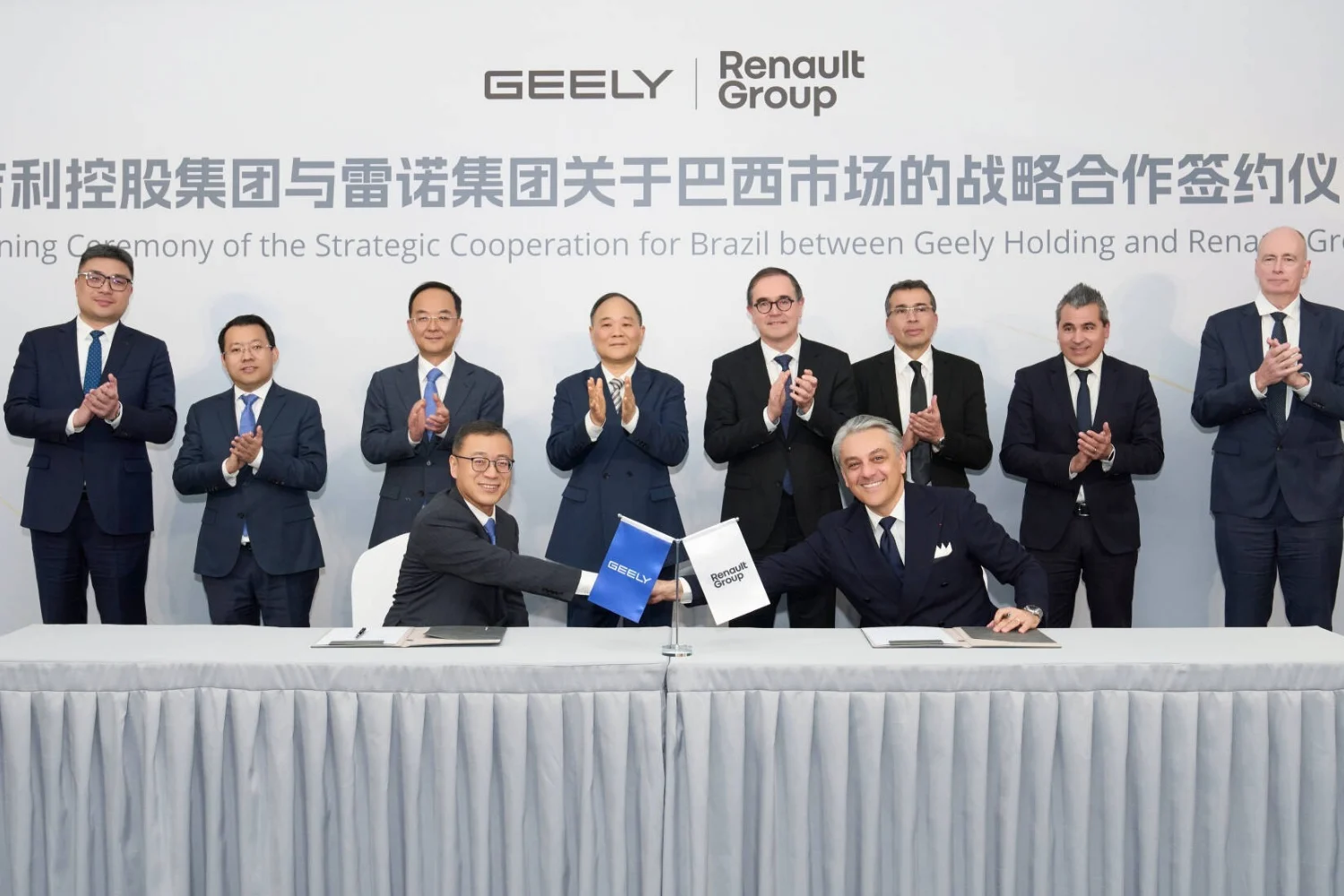 Renault e Geely anunciam aliança estratégica para produzir e vender carros eletrificados no Brasil
