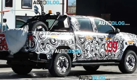 Nova Toyota Hilux 2027: Flagras na Argentina confirmam visual de Tacoma e inédita versão 100% elétrica