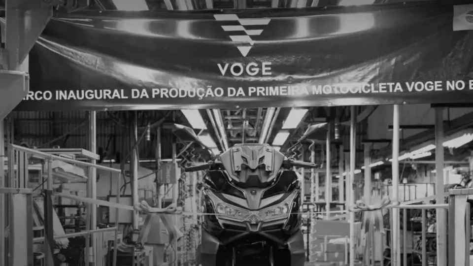 VOGE inicia produção em Manaus e prepara ofensiva com seis modelos no Brasil