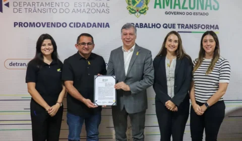 Detran-AM e Moto Honda da Amazônia prorrogam termo de cooperação técnica que visa a segurança viária