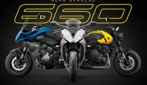 Triumph 660 Day marca a chegada da nova geração de motos com 95 cv ao Brasil