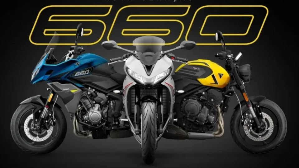 Triumph 660 Day marca a chegada da nova geração de motos com 95 cv ao Brasil