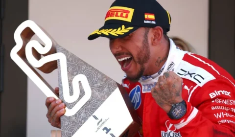 Lewis Hamilton quebra jejum e vence o GP da Espanha pela Ferrari